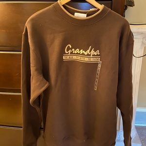 Men’s large grandpa crew sweatshirt